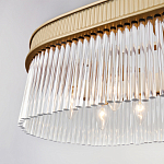 Люстра подвесная овальная со стеклянными трубками Длина 100 см Nembus варинант исполнения - 4 | Loft Concept в Ростове-на-Дону