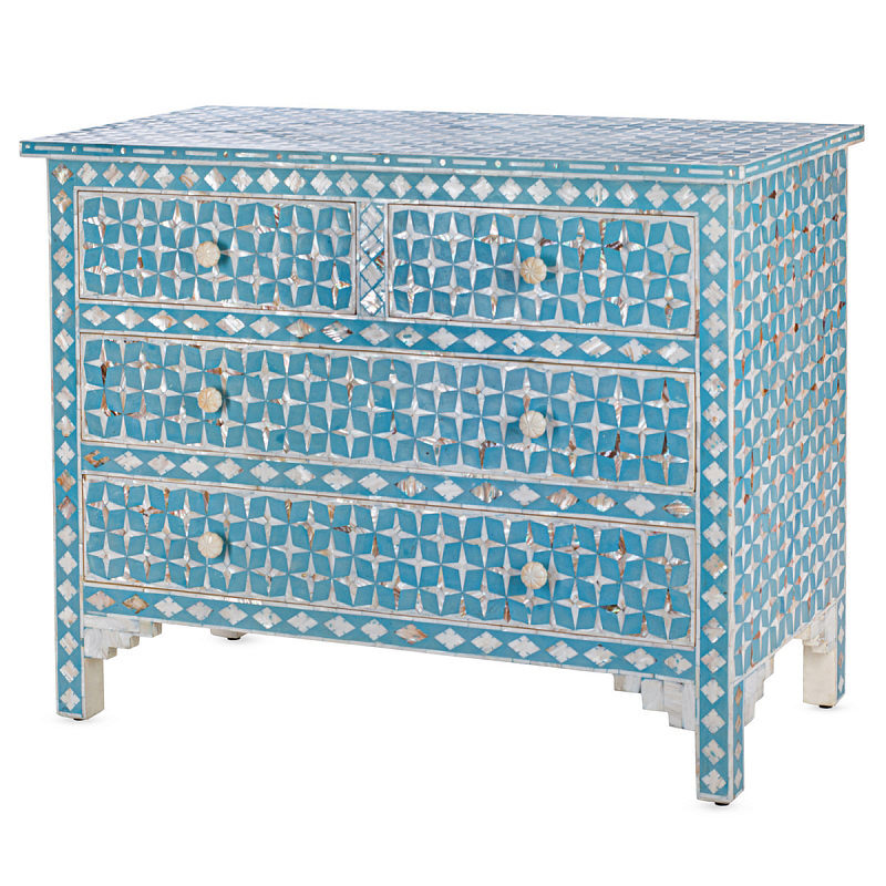    MOTHER OF PEARL CHEST OF 4 DRAWER ivory (   )  ̆  -- | Loft Concept 