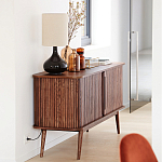 Низкий буфет с 2-мя раздвижными дверцами Toinette Light Cupboard варинант исполнения - 13 | Loft Concept в Ростове-на-Дону