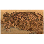 Картина с изображением Леопардов Leopards by stream варинант исполнения - 3 | Loft Concept в Ростове-на-Дону