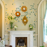 Обои ручная роспись Gingko Colourway SC-237 on grey painted Xuan paper варинант исполнения - 2 | Loft Concept в Ростове-на-Дону