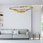 Люстра подвесная с 3-мя ассиметричными светодиодными лампами Golden Current варинант исполнения - 2 | Loft Concept в Ростове-на-Дону