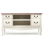 ТВ-тумба из массива берёзы с ящиками и открытыми полками Interiors Romance варинант исполнения - 1 | Loft Concept в Ростове-на-Дону