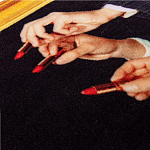 Коврик Seletti Lipstick Black варинант исполнения - 2 | Loft Concept в Ростове-на-Дону