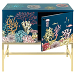 Буфет ручная роспись в морском стиле Cabinet Fondo Marino  варинант исполнения - 3 | Loft Concept в Ростове-на-Дону