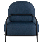 Кресло в синей рогожке COLOR BLOCK варинант исполнения - 4 | Loft Concept в Ростове-на-Дону