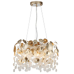 Люстра с декоративными подвесками из прозрачного стекла в форме монеток FAIRYTREE Light варинант исполнения - 3 | Loft Concept в Ростове-на-Дону