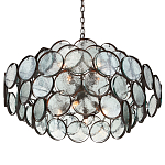 Люстра с каскадом из круглых стеклянных дисков Small Round Sequins варинант исполнения - 2 | Loft Concept в Ростове-на-Дону