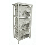 Стеллаж для детской с животными с плетенными корзинами Cute Elephant варинант исполнения - 2 | Loft Concept в Ростове-на-Дону