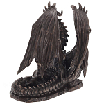 Декоративная статуэтка Дракон Dragon Dark Bronze Statuette варинант исполнения - 4 | Loft Concept в Ростове-на-Дону