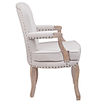 Кресло Aubrey Classical Armchair beige flax варинант исполнения - 2 | Loft Concept в Ростове-на-Дону