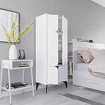 Комод белый с 4-мя дверцами на металлических ножках SPARK MULTIPURPOSE CABINET WHITE варинант исполнения - 6 | Loft Concept в Ростове-на-Дону
