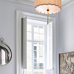 Люстра с тканевым плафоном и зелёной кисточкой Green Tassel варинант исполнения - 1 | Loft Concept в Ростове-на-Дону