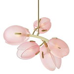 Дизайнерский Светильник Lilly Pink Tulip Lamp розовый плафон  варинант исполнения - 1 | Loft Concept в Ростове-на-Дону