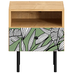 Прикроватная тумба с изображением на ящике Elise Nightstand варинант исполнения - 10 | Loft Concept в Ростове-на-Дону