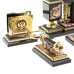 Настольный письменный набор из яшмы Manager Organizer варинант исполнения - 3 | Loft Concept в Ростове-на-Дону