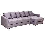 Диван трехместный раскладной Giorgio Sofa серый варинант исполнения - 1 | Loft Concept в Ростове-на-Дону