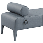 Кушетка Cuba из натуральной кожи с валиком  варинант исполнения - 3 | Loft Concept в Ростове-на-Дону