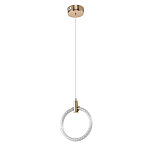 Подвесной светильник светодиодный в виде кольца Lighting Rings Gold варинант исполнения - 1 | Loft Concept в Ростове-на-Дону