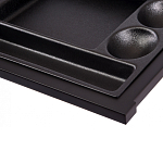 Письменный стол с 2-мя чёрными выдвижными ящиками и нишей с цветными разделителями Ballan варинант исполнения - 5 | Loft Concept в Ростове-на-Дону