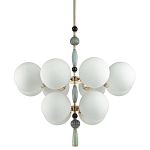 Люстра со вставками из керамики SkyEast 12 ламп варинант исполнения - 1 | Loft Concept в Ростове-на-Дону