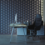 Гипсовая 3D Панель DRAGON SCALE - A варинант исполнения - 2 | Loft Concept в Ростове-на-Дону