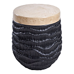 Приставной столик с фактурой под натуральное дерево Immortality варинант исполнения - 1 | Loft Concept в Ростове-на-Дону