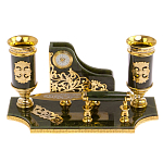 Настольный письменный набор из нефрита с ножом для бумаг в подарочной коробке Maecenas варинант исполнения - 1 | Loft Concept в Ростове-на-Дону