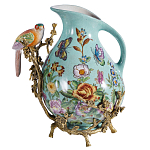 Кувшин с птичкой и  цветочным рисунком Blue Garden варинант исполнения - 1 | Loft Concept в Ростове-на-Дону