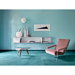 Дизайнерская подвесная полка Gio Ponti D.355.1 - D.355.2 Hanging Bookcase варинант исполнения - 3 | Loft Concept в Ростове-на-Дону