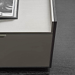 Дизайнерский комод серый с глянцевым фасадом Darren варинант исполнения - 1 | Loft Concept в Ростове-на-Дону
