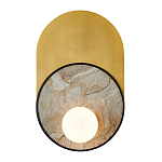 Бра с каменным диском в металлической раме Sandstone Painting варинант исполнения - 1 | Loft Concept в Ростове-на-Дону