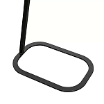 Столик приставной с прямоугольной серой столешницей Steel Stable Table варинант исполнения - 3 | Loft Concept в Ростове-на-Дону