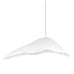 Подвесной светильник с асимметричным волнообразным абажуром и фактурной бахромой по краю Tactile Line варинант исполнения - 1 | Loft Concept в Ростове-на-Дону