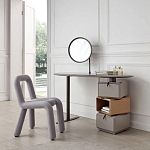 Консоль с зеркалом и  3-мя вращающимися ящиками Eloida варинант исполнения - 2 | Loft Concept в Ростове-на-Дону