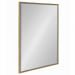Зеркало прямоугольное в фактурной золотой раме Reflective Fabric варинант исполнения - 1 | Loft Concept в Ростове-на-Дону