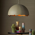 Подвесной светильник в форме купола с сочетанием золотого и оливкового цвета Eggshell варинант исполнения - 3 | Loft Concept в Ростове-на-Дону