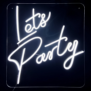 Неоновая настенная лампа Let's Party Neon Wall Lamp