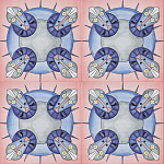 Плитка дизайнерская с узором Экипаж варинант исполнения - 1 | Loft Concept в Ростове-на-Дону