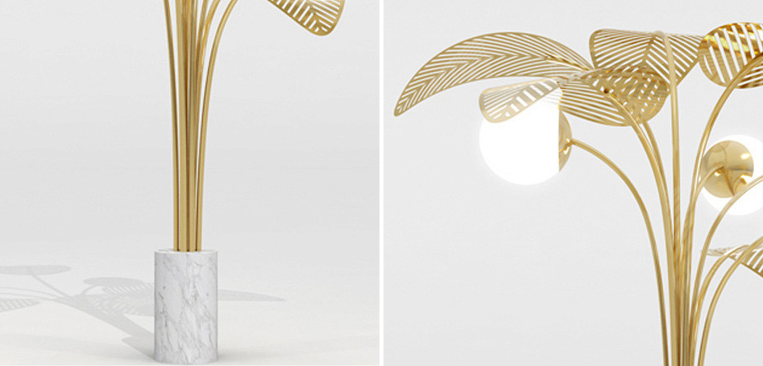 Торшер Palm Tree Light Three Floor Lamp Торшер Palm Tree Light Three Floor Lamp - Loft-Concept в Ростове-на-Дону