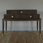 Премиальная Консоль с тремя ящиками Elsa Dreams Walnut варинант исполнения - 3 | Loft Concept в Ростове-на-Дону