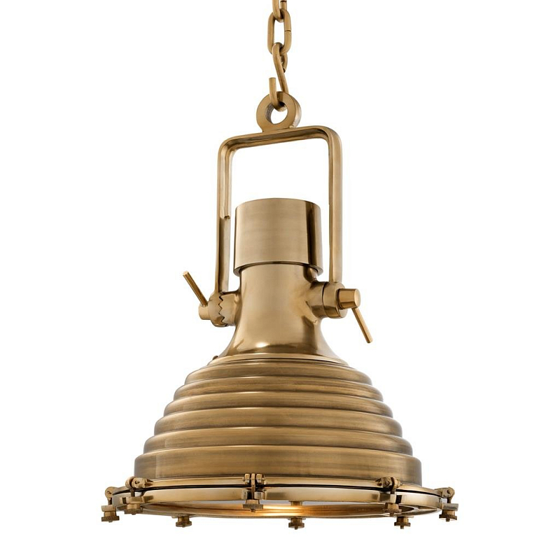 Люстра Lamp Maritime Brass Латунь Античная полированная Прозрачное Стекло в Ростове-на-Дону | Loft Concept 