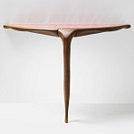 Дизайнерская консоль деревянная на одной ножке Poltronova Gallino Connsole Table варинант исполнения - 2 | Loft Concept в Ростове-на-Дону