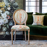 Стул из массива бука светло-зеленый с растительным орнаментом Raffael Angel Green Chair варинант исполнения - 7 | Loft Concept в Ростове-на-Дону