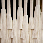 Декор на стену Белые Кисти Wall decor White Tassels варинант исполнения - 1 | Loft Concept в Ростове-на-Дону