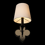 Бра с белым текстильным абажуром и фигурным основанием с зеркальной вставкой Vitorino варинант исполнения - 11 | Loft Concept в Ростове-на-Дону