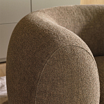 Дизайнерское полукруглое мягкое кресло CINNAMON Armchair варинант исполнения - 5 | Loft Concept в Ростове-на-Дону