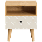 Прикроватная тумба с изображением на ящике Elise Nightstand варинант исполнения - 6 | Loft Concept в Ростове-на-Дону