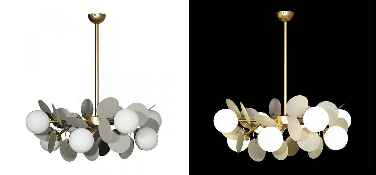 Люстра MATISSE Chandelier Gray 8 ламп Люстра MATISSE Chandelier Gray 8 ламп - Loft-Concept в Ростове-на-Дону