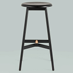 Черный барный стул Knopper варинант исполнения - 3 | Loft Concept в Ростове-на-Дону